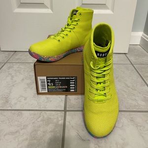 Women’s 8.5 NoBulls Neon Swirl Trainer high tops